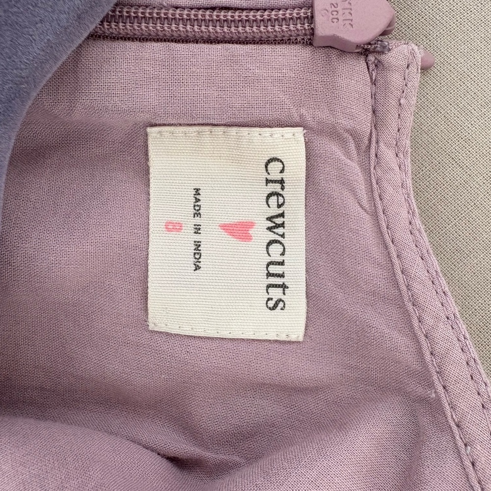 Crewcuts Lavender Floral Ruffle Dress - Picture 3 of 3